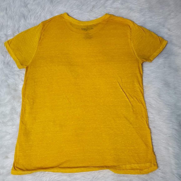Kellogg’s Eggo Burnout Yellow Tee, Lg - Picture 4 of 4